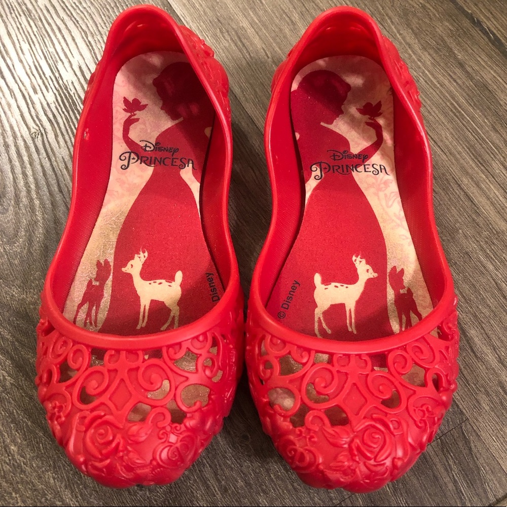 Grendene red Snow White mini Melissa Disney ballet